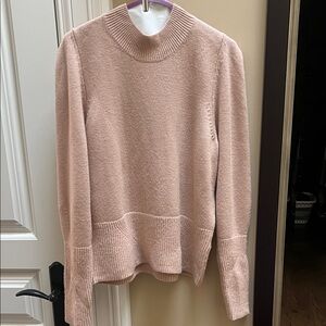 Joie Soft Pink mock Turtleneck Sweater